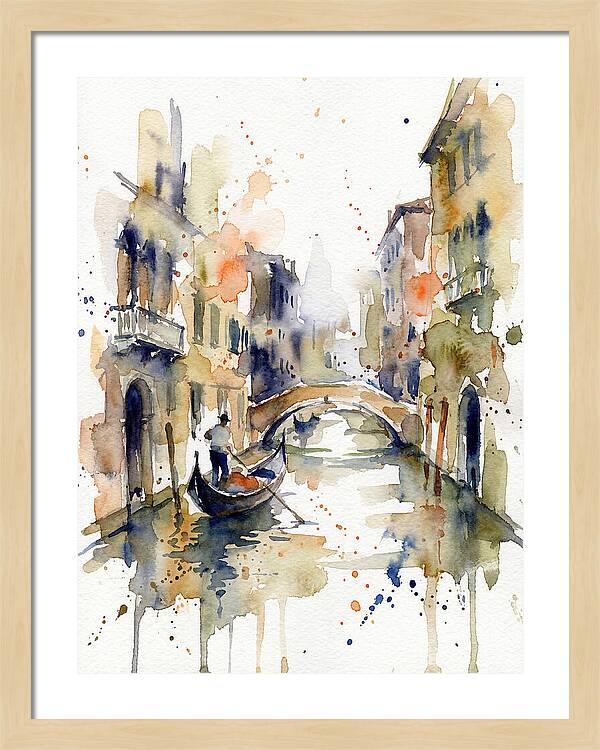 Tranquil Waters Of Venice
