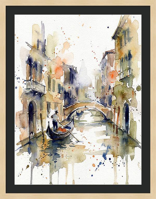 Tranquil Waters Of Venice