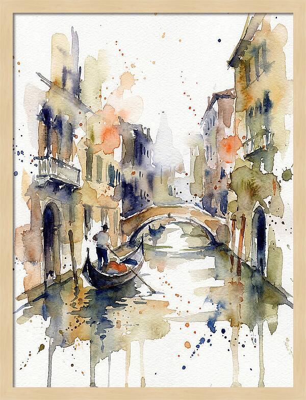 Tranquil Waters Of Venice