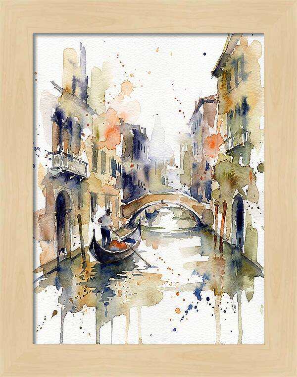 Tranquil Waters Of Venice