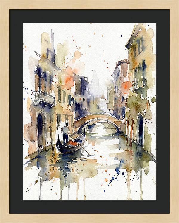 Tranquil Waters Of Venice