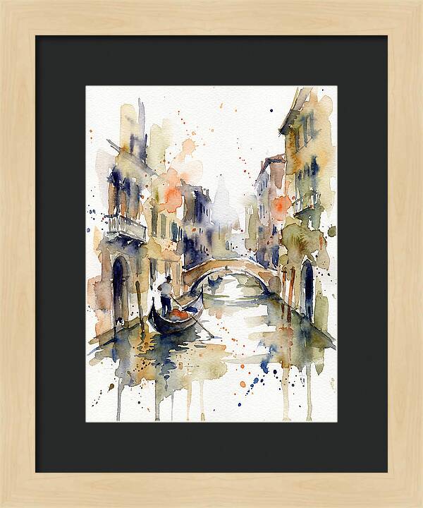 Tranquil Waters Of Venice