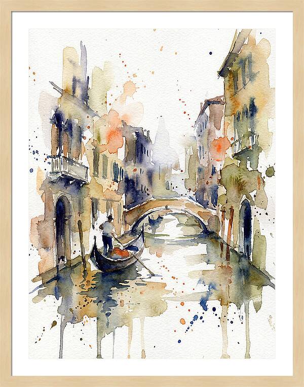 Tranquil Waters Of Venice