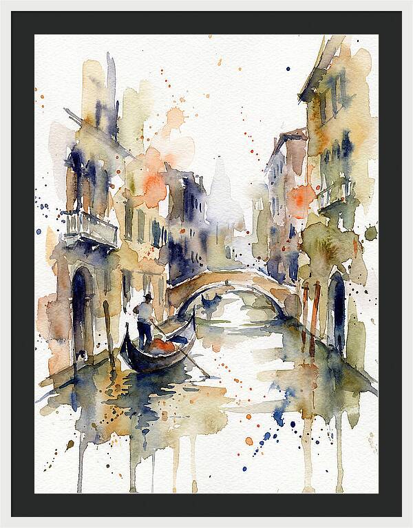 Tranquil Waters Of Venice