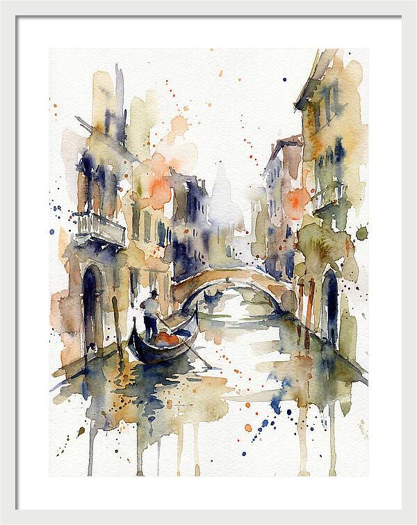 Tranquil Waters Of Venice