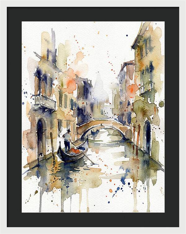 Tranquil Waters Of Venice