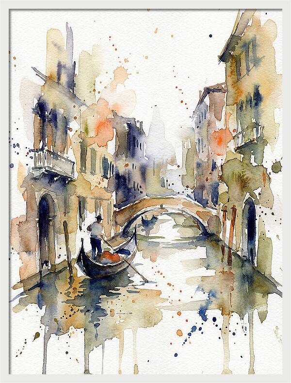 Tranquil Waters Of Venice