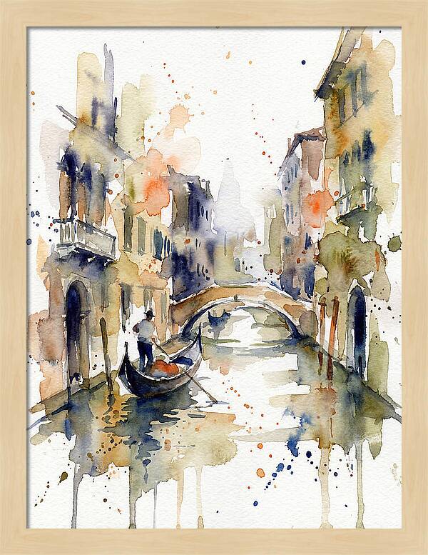 Tranquil Waters Of Venice