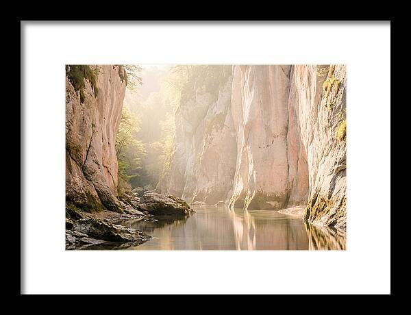 Tranquil Waters Of Vintgar Gorge