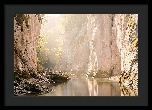 Tranquil Waters Of Vintgar Gorge
