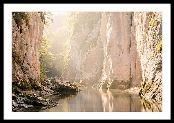 Tranquil Waters Of Vintgar Gorge