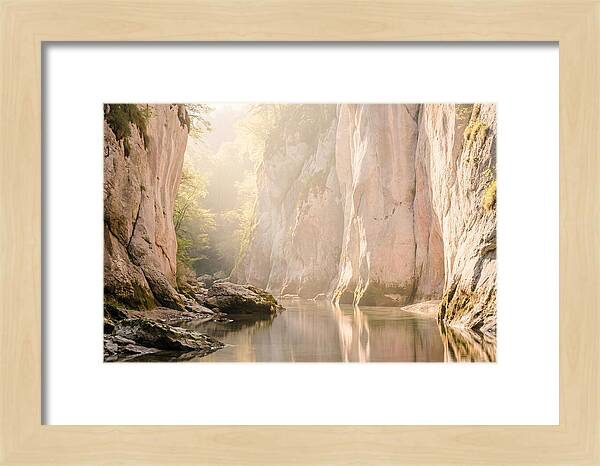 Tranquil Waters Of Vintgar Gorge