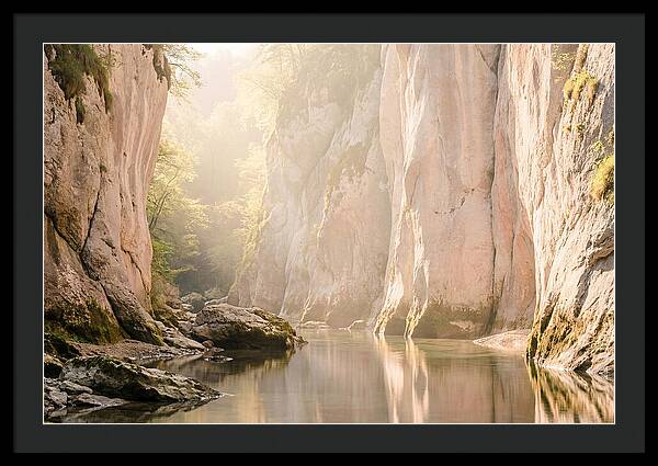 Tranquil Waters Of Vintgar Gorge