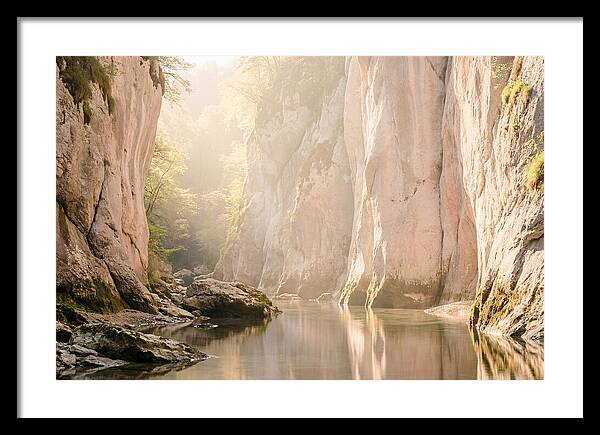 Tranquil Waters Of Vintgar Gorge