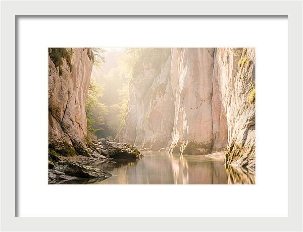 Tranquil Waters Of Vintgar Gorge