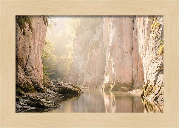 Tranquil Waters Of Vintgar Gorge