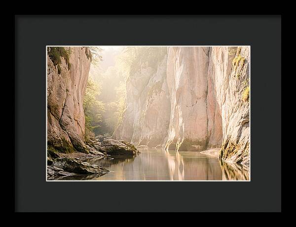 Tranquil Waters Of Vintgar Gorge