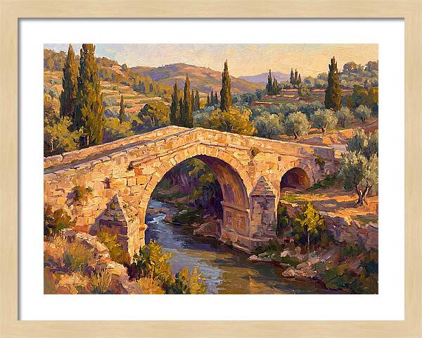 Tranquil Waters Under Ancient Arch
