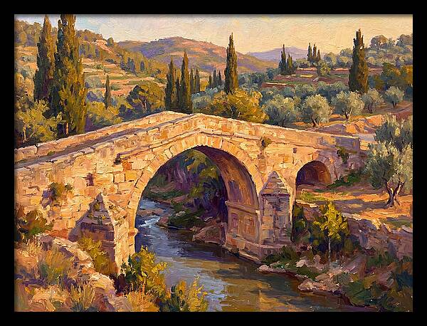 Tranquil Waters Under Ancient Arch
