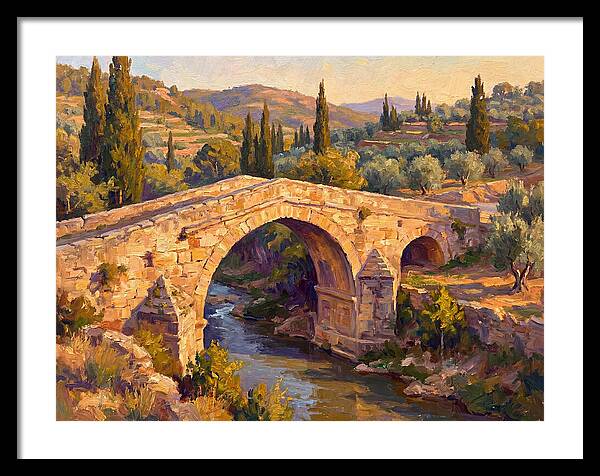 Tranquil Waters Under Ancient Arch