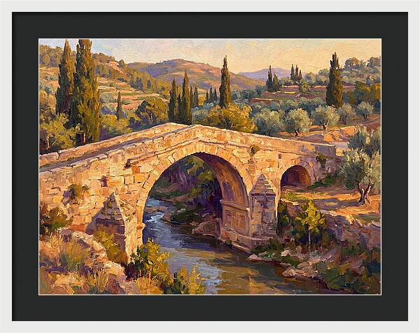 Tranquil Waters Under Ancient Arch