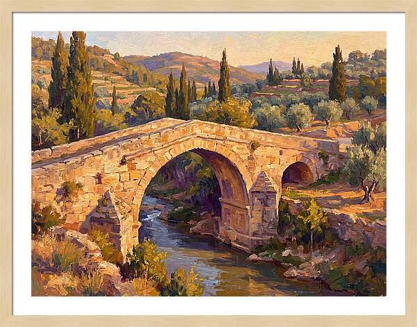 Tranquil Waters Under Ancient Arch