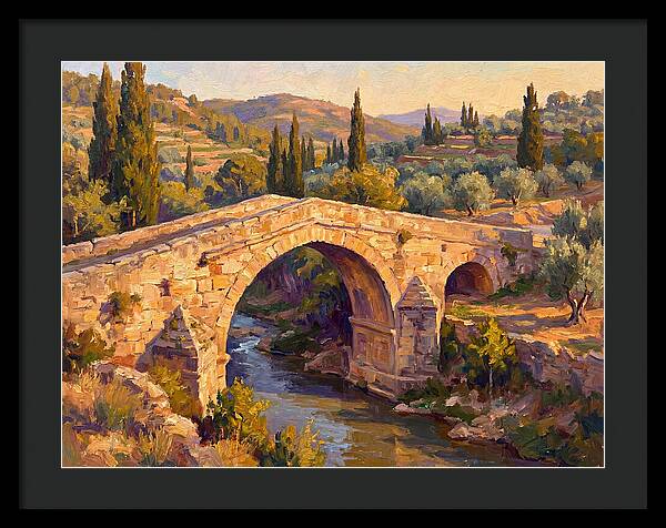 Tranquil Waters Under Ancient Arch