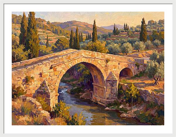 Tranquil Waters Under Ancient Arch