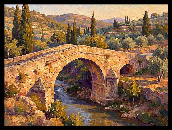 Tranquil Waters Under Ancient Arch