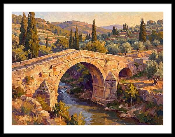 Tranquil Waters Under Ancient Arch