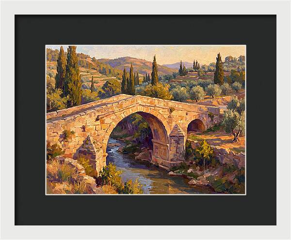 Tranquil Waters Under Ancient Arch