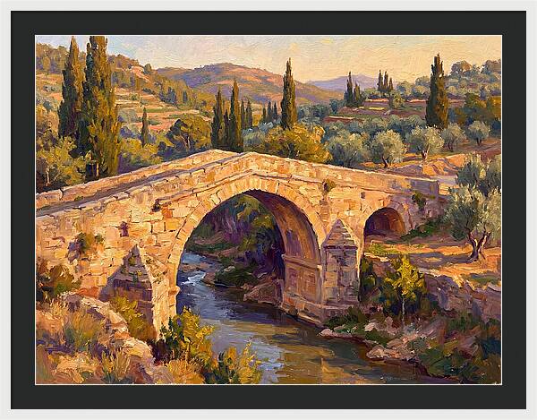 Tranquil Waters Under Ancient Arch