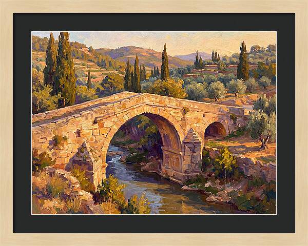 Tranquil Waters Under Ancient Arch