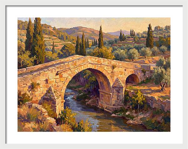 Tranquil Waters Under Ancient Arch