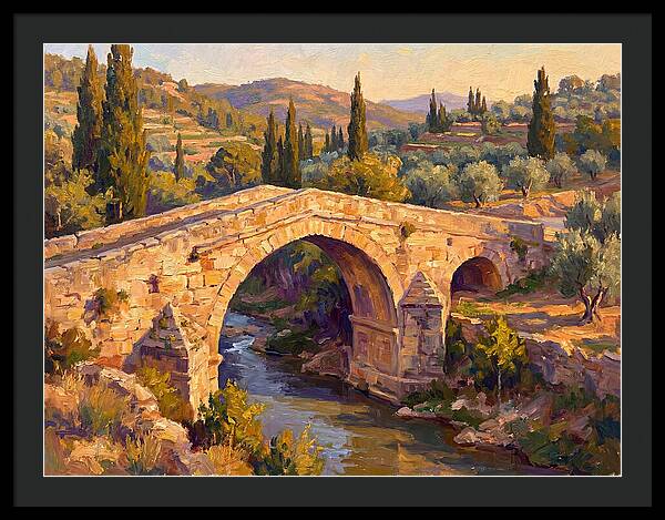 Tranquil Waters Under Ancient Arch