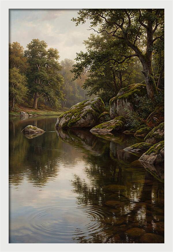 Tranquil Waters Under Twilight