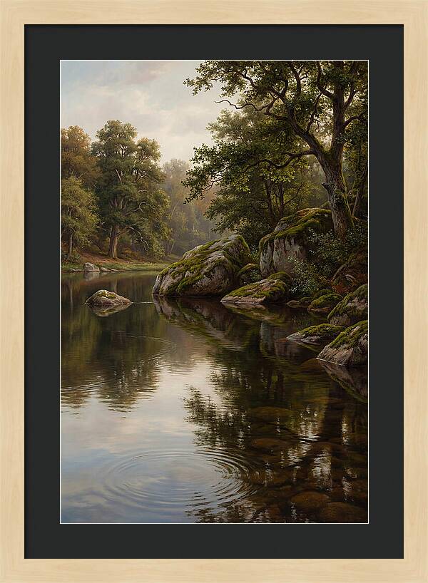Tranquil Waters Under Twilight