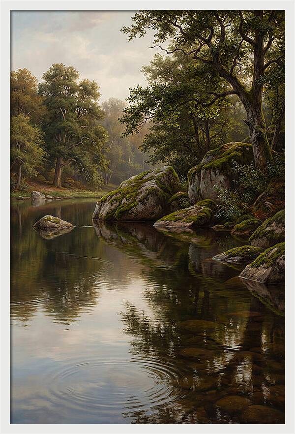 Tranquil Waters Under Twilight
