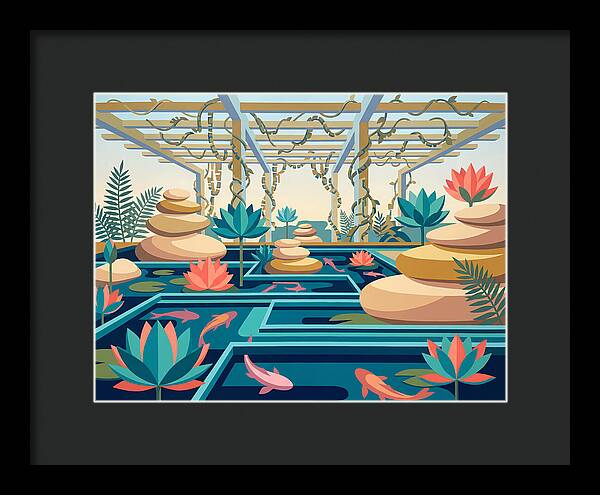 Tranquil Waterscape Harmony 9637