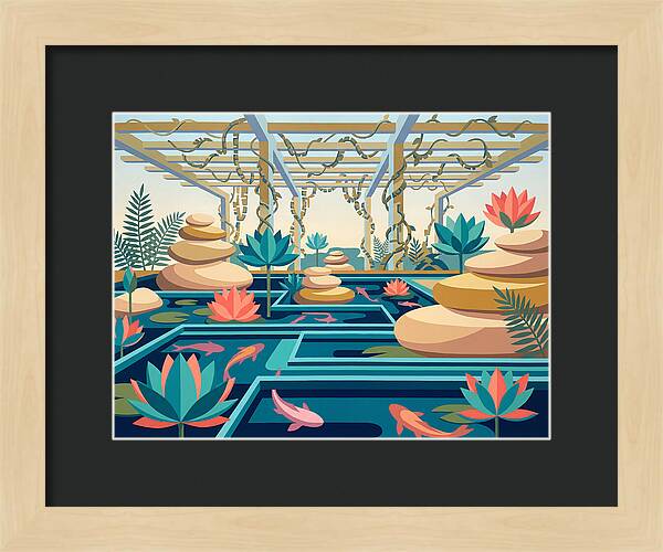 Tranquil Waterscape Harmony 9637