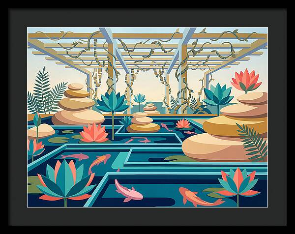 Tranquil Waterscape Harmony 9637