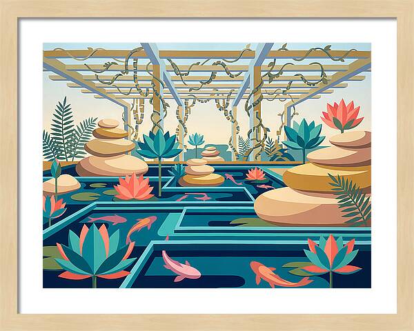 Tranquil Waterscape Harmony 9637