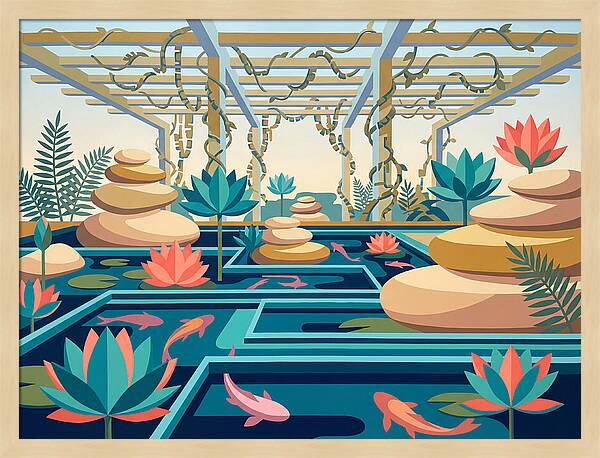 Tranquil Waterscape Harmony 9637