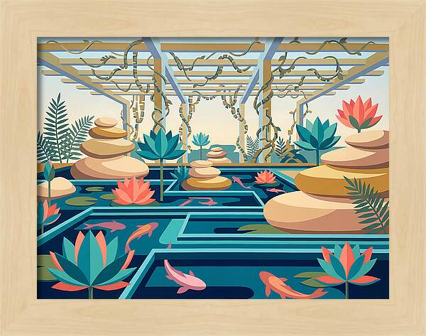 Tranquil Waterscape Harmony 9637
