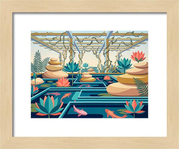Tranquil Waterscape Harmony 9637