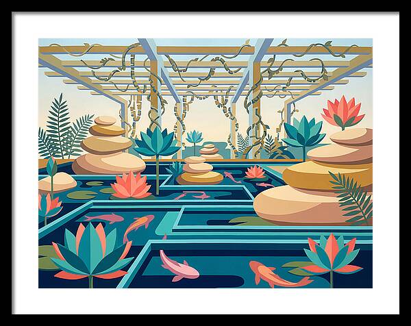 Tranquil Waterscape Harmony 9637