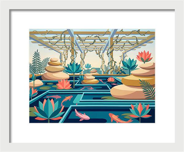 Tranquil Waterscape Harmony 9637