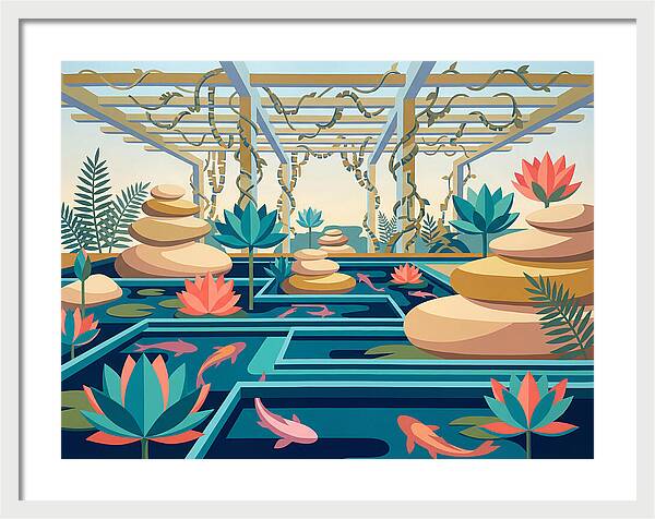 Tranquil Waterscape Harmony 9637