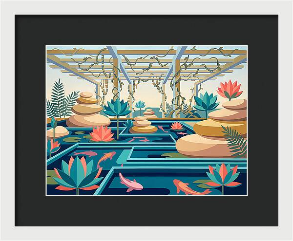 Tranquil Waterscape Harmony 9637