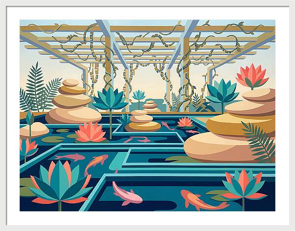 Tranquil Waterscape Harmony 9637